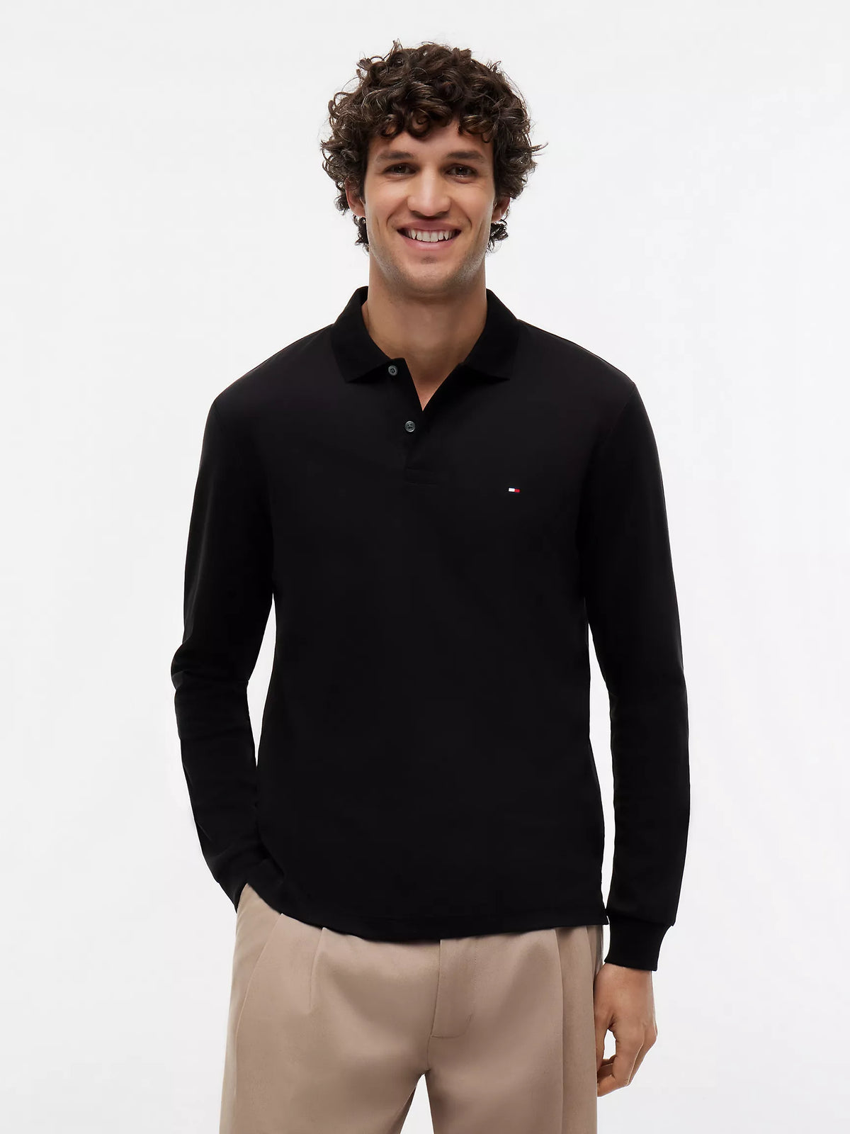Tommy Hilfiger Regular Fit Long-Sleeve Polo