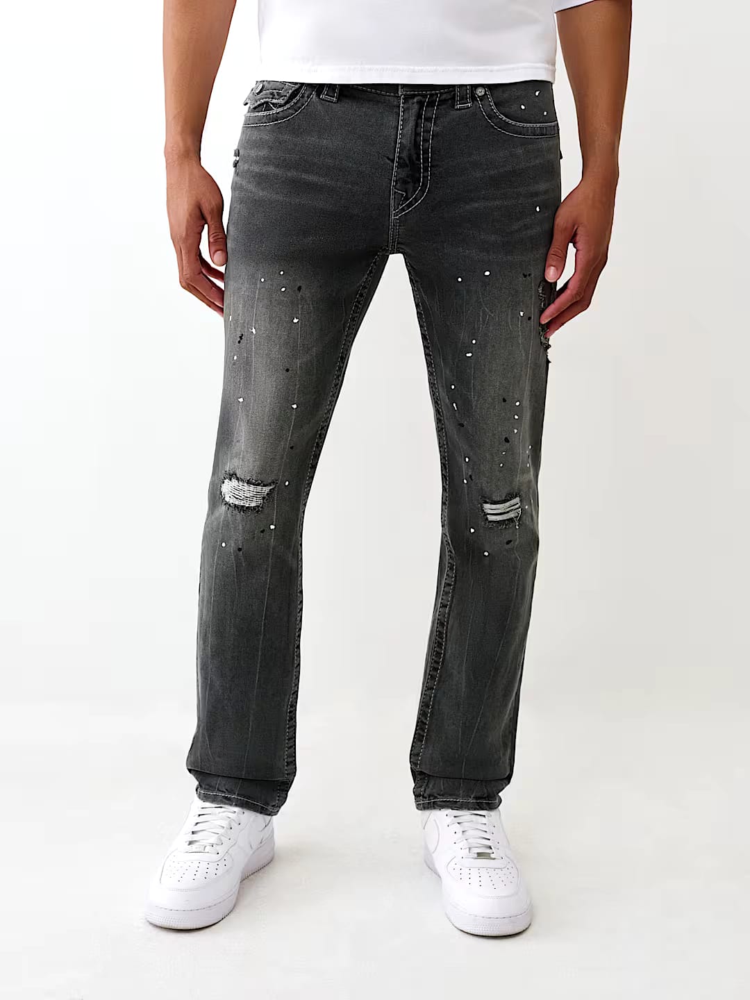 DISTORTION GREY WASH W/ RIPS