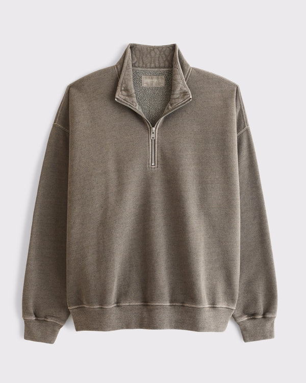 Abercrombie & Fitch Essential Half-Zip Sweatshirt