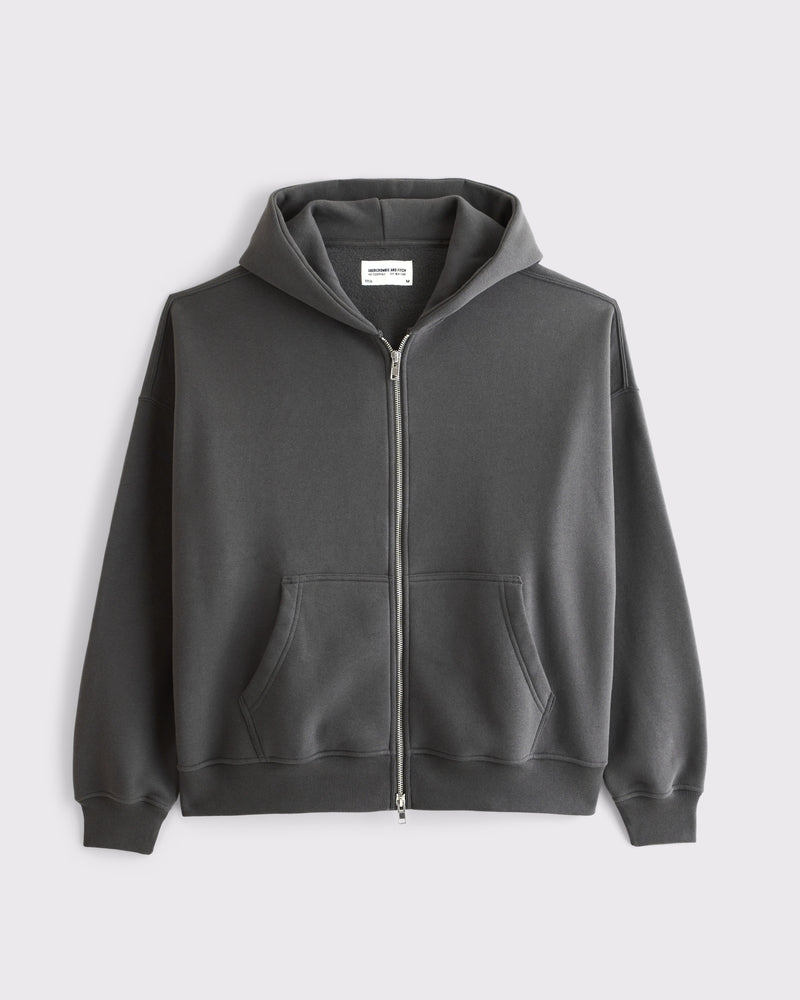 Abercrombie & Fitch Essential Full-Zip Hoodie